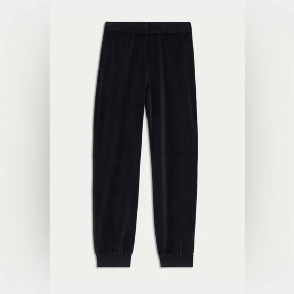 Suzie Kondi Black Velour Track Pants - Picture 3 of 3